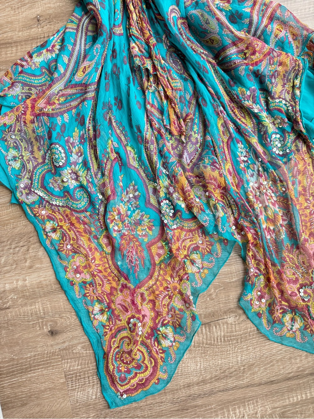 beautiful early 2000s silk dress - Picture 3 of 4